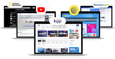 Display Ads on High Traffic Websites