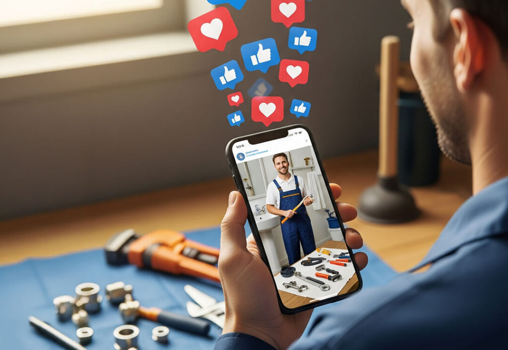 social media internet marketing for plumbers