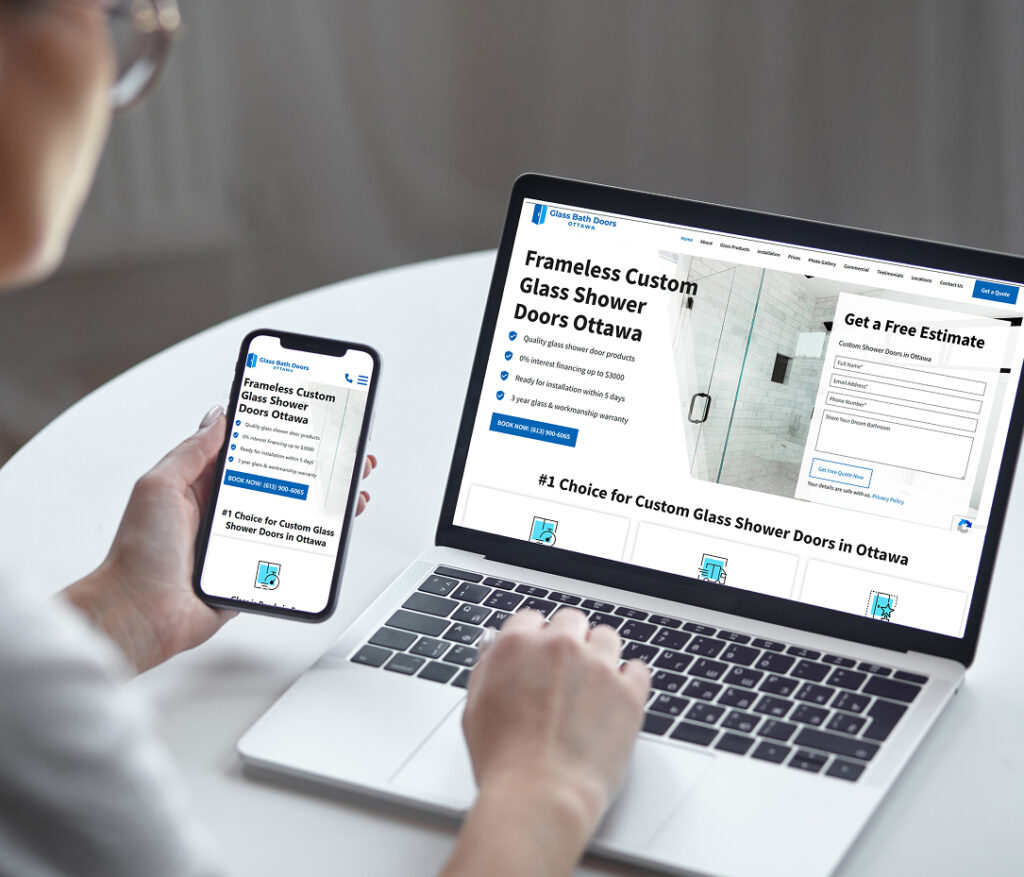 case study of our digital marketing for glass installation services