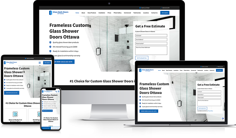 Case Study Glass Bath Doors