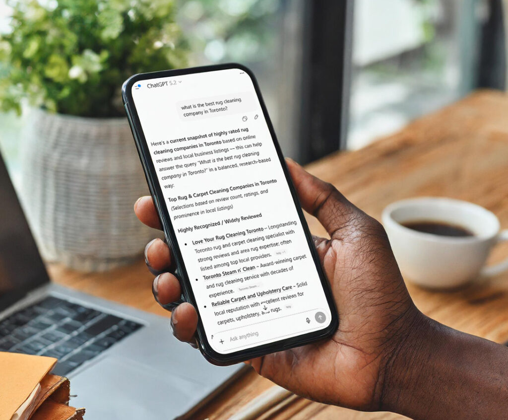 Love Your Rug Results Recognized and Cited by ChatGPT