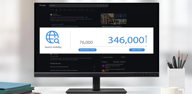 Search Visibility Increased Across Alberta Locations
