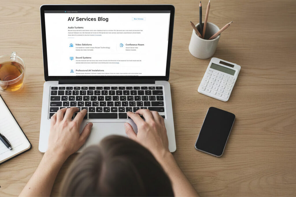 content writing that supports audio visual SEO