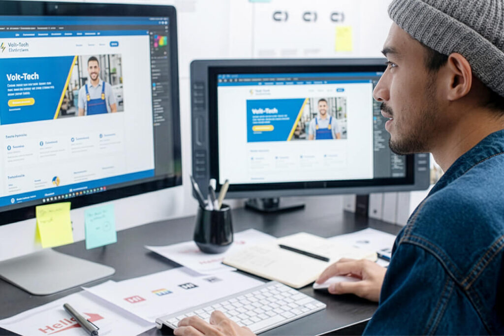 websites that support marketing for electrical contractors