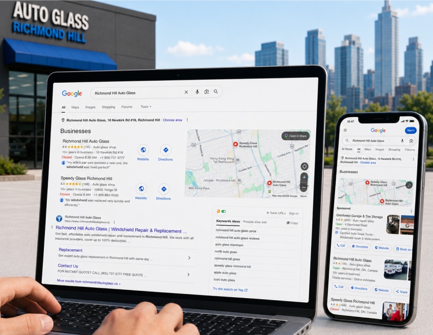 Auto Glass Richmond Hill improved visibility