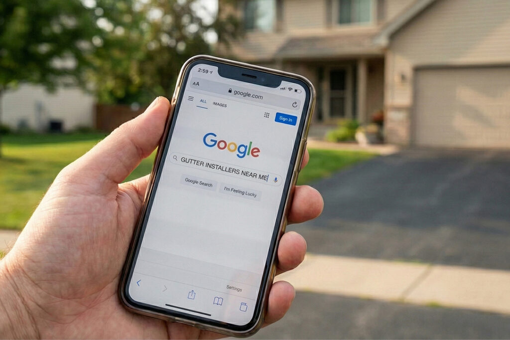 SEO for gutter installers