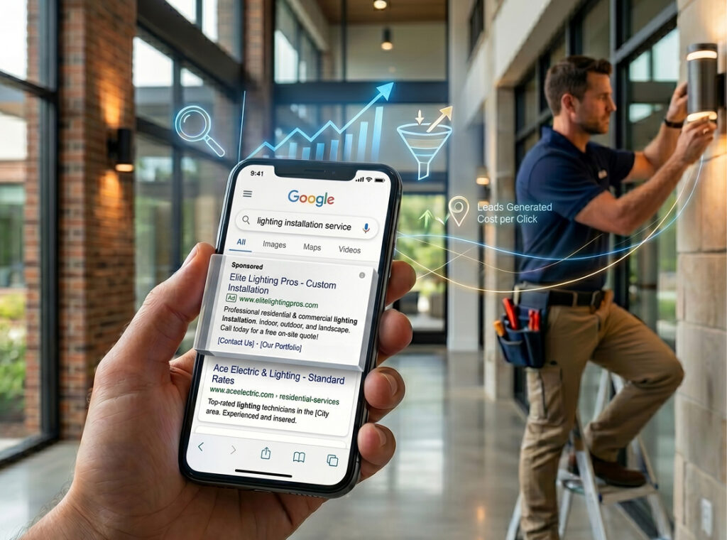 Google Ads for lighting companies