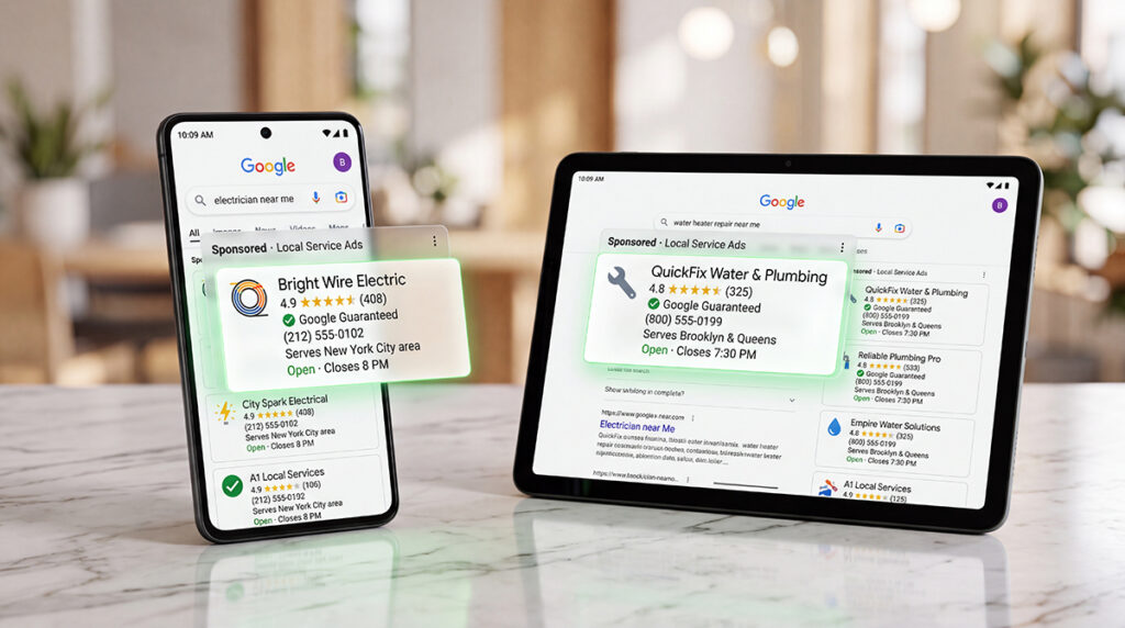 How Google Local Service Ads Appear in Search