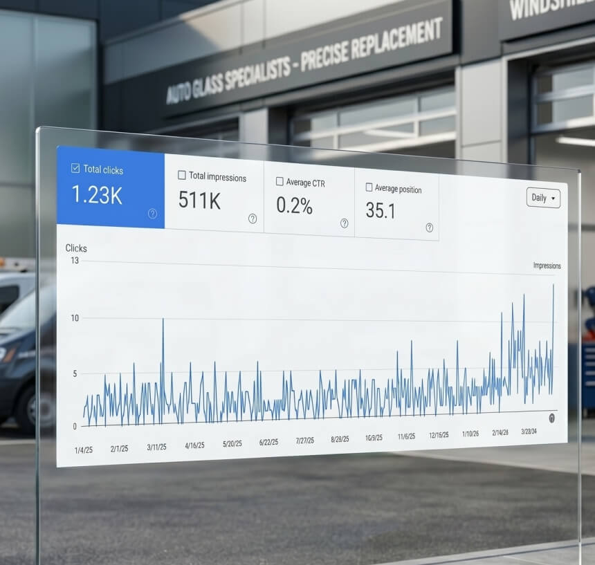 Stronger Google Visibility for Mobile Auto Glass Services