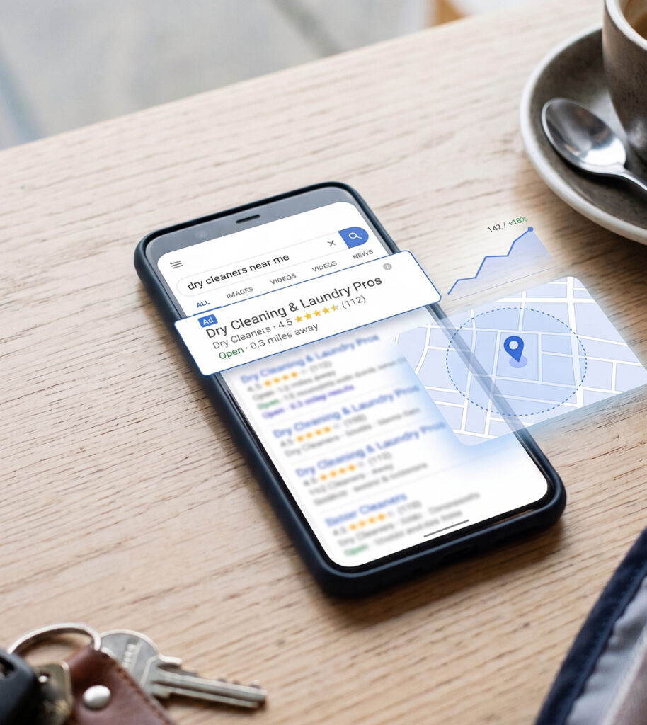Google Ads for dry cleaning businesses