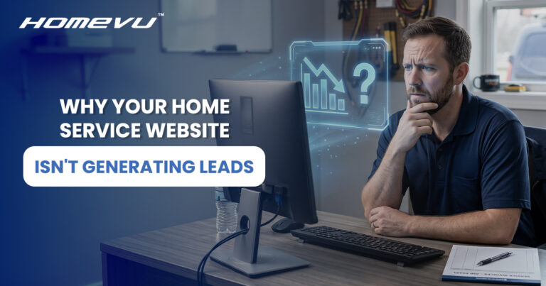 Why Your Home Service Website Isn't Generating Leads