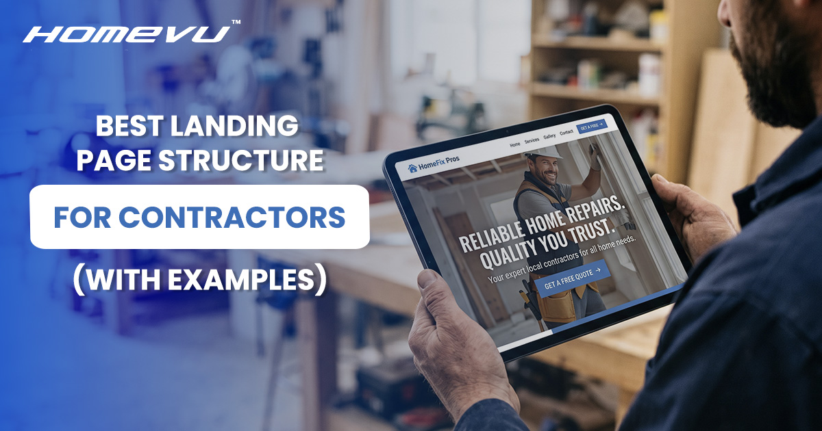 Best Landing Page Structure for Contractors