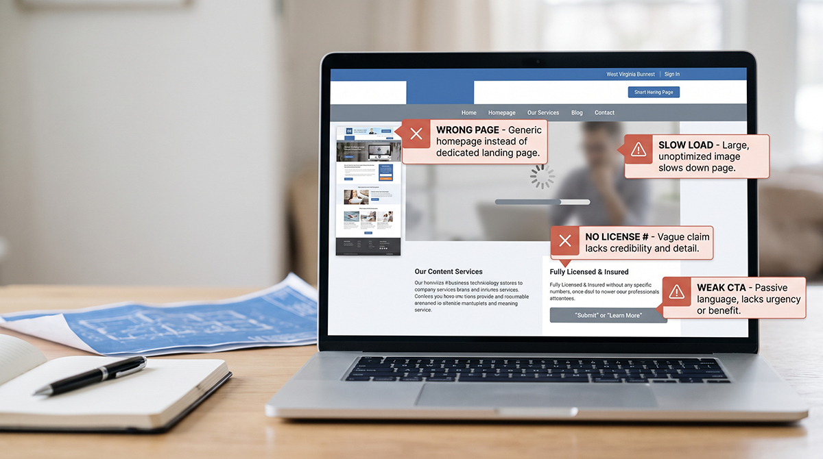 Common Mistakes That Cost Contractors Leads