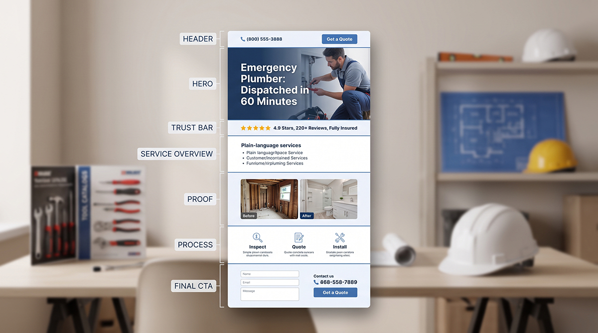How to Build a High Converting Landing Page for Home Services