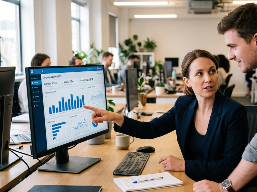 solar installer marketing agency analytics and performance tracking